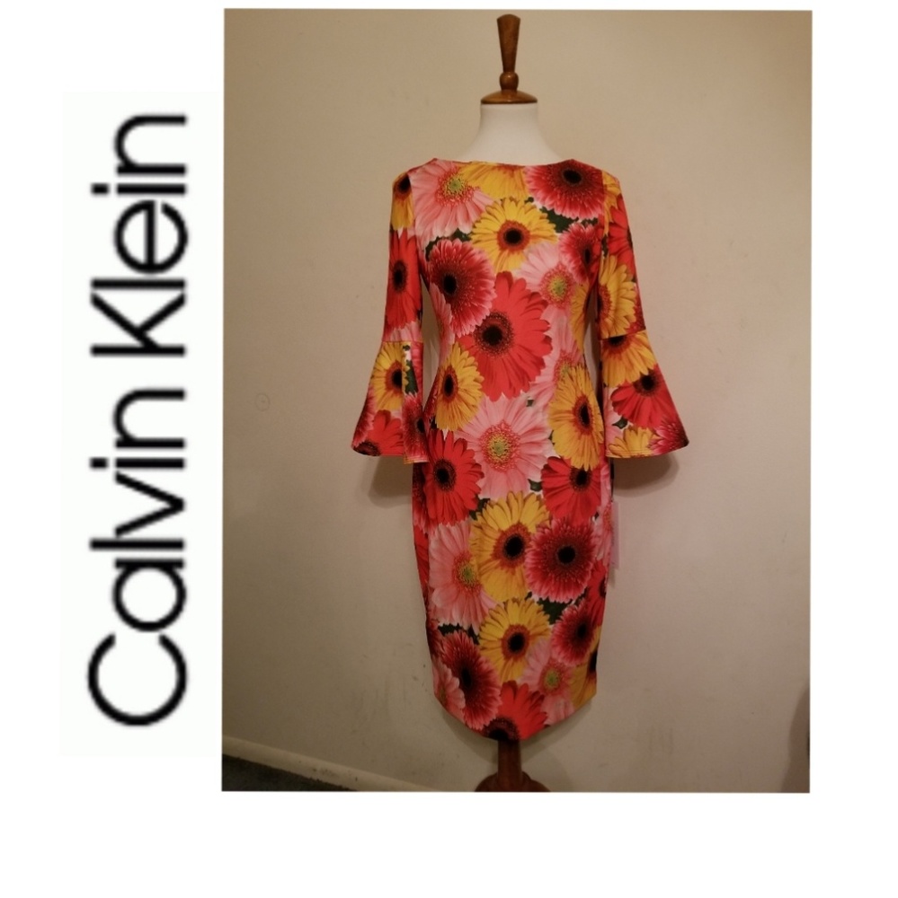 💞BNWT CK Multi-Colored Sunflower Dress